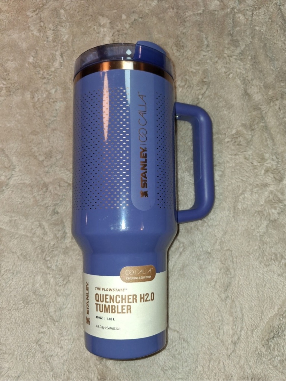 🩷🕯️ Stanley x CALIA 40 oz Quencher H2.0 Skipper Blue 👀 SEE DETAILS